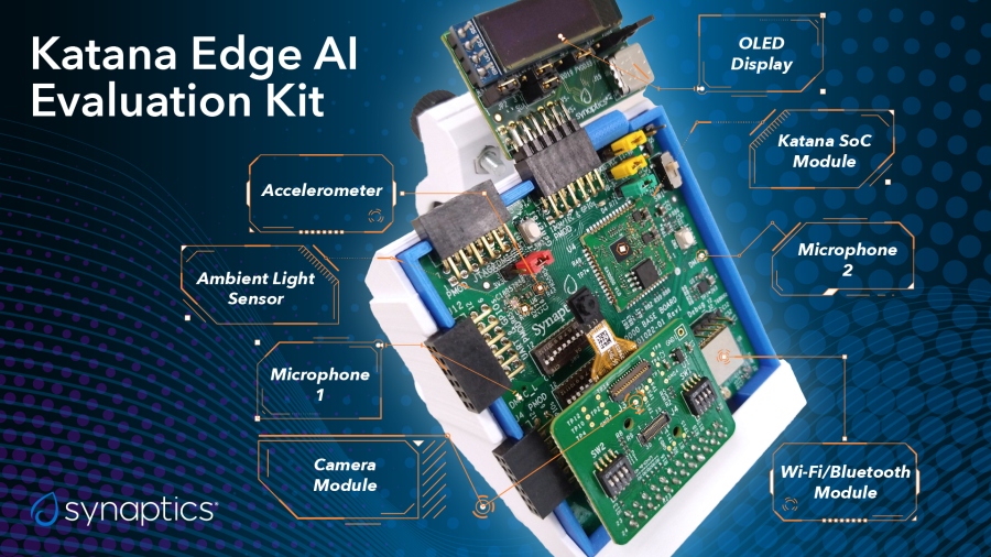The Katana Edge AI Evaluation Kit Simplifies Design of Low-Power IoT Applications