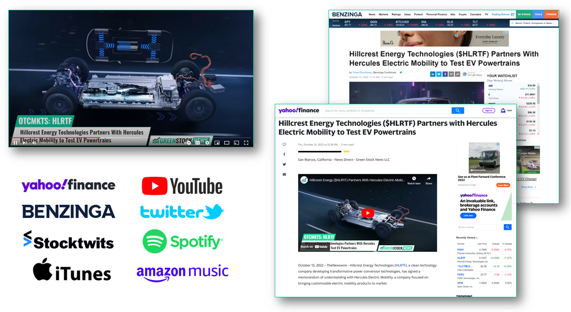 Green Stock Video News Clips on Yahoo Finance, Benzinga, and more