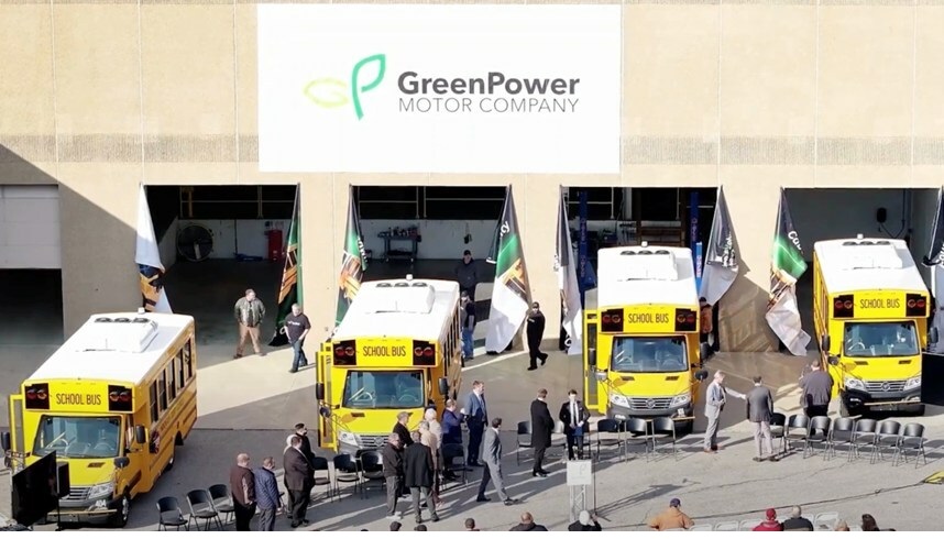 During the third quarter, GreenPower rolled out the first four Type A Nano BEAST school buses manufactured at the Company’s West Virginia plant.