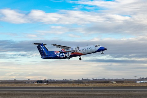 The Universal Hydrogen airliner is powered by Plug’s ProGen line of fuel cells adapted for aviation application 