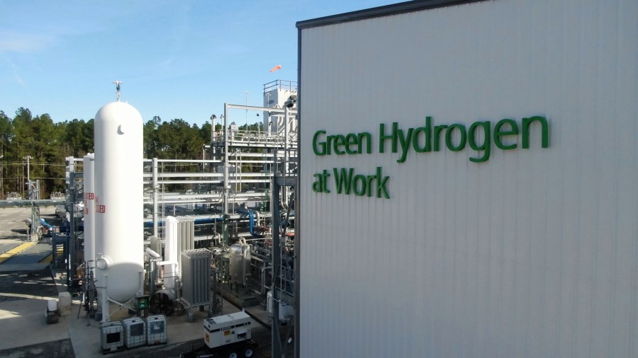Plug has started operation of the largest liquid green hydrogen plant in the U.S. market