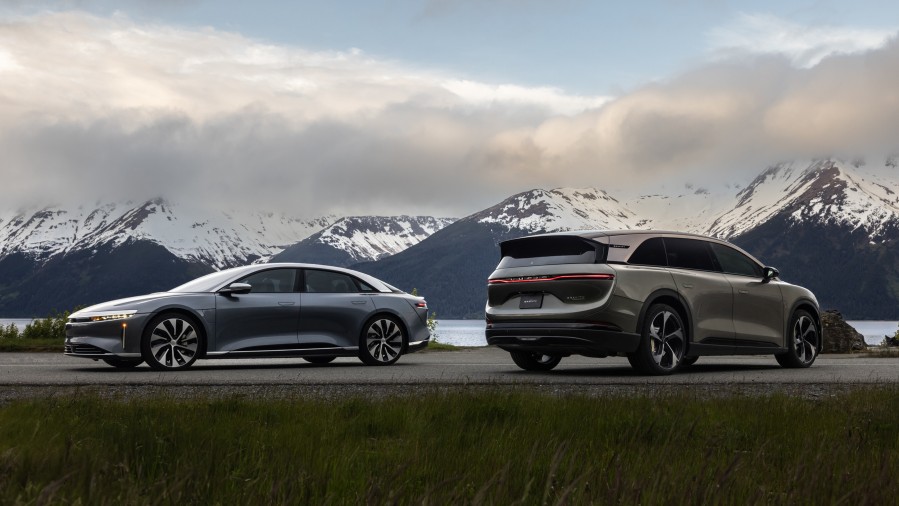 The award-winning Lucid Air and groundbreaking Lucid Gravity